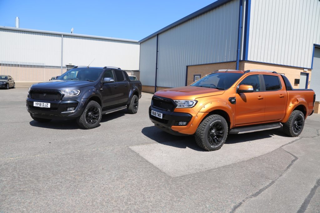 Ford Ranger Wildtrak Twins with Vehicle Wrap, Privacy Glass and Powder Coated Alloy Wheels