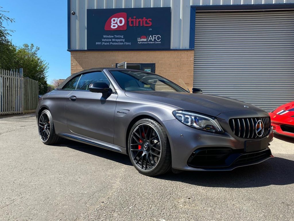 Vehicle wrapping for Mercedes C63s